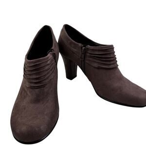 Aerosoles Heelrest Starring Ruched Classic Timeless Booties Women's Size 8